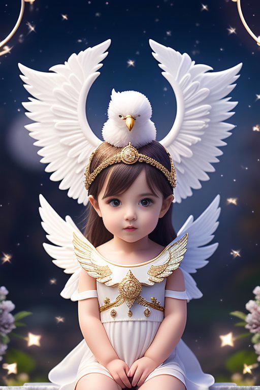 01273-3984286553-little cute angel with feathered wings looking to the night sky, ((gorgeous face)), ((realistic)), sitting on the outer egde mar.jpg